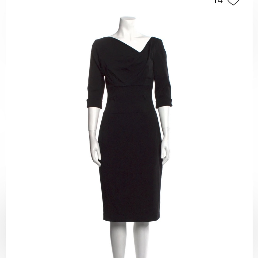 BLACK HALO Midi Dress